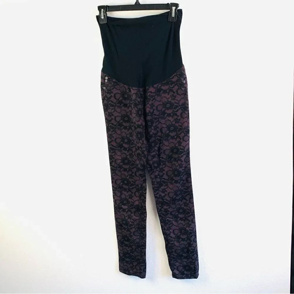 A Pea In A Pod AG‎ Lace Pattern Maternity Jeans